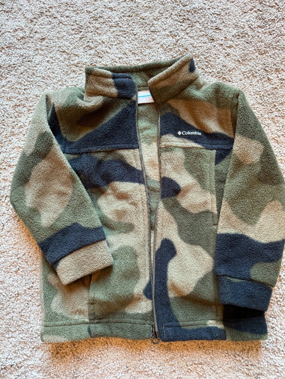 Columbia Boys Toddler Zing III Printed Fleece Jacket